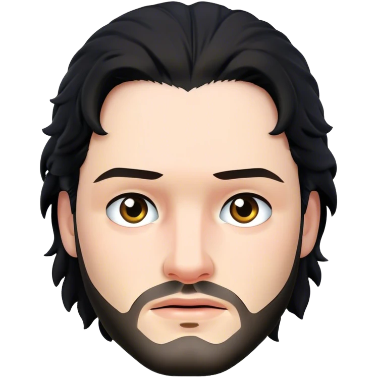 Jon Snow from game of thrones emoji