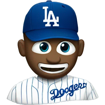 Dodgers logo emoji
