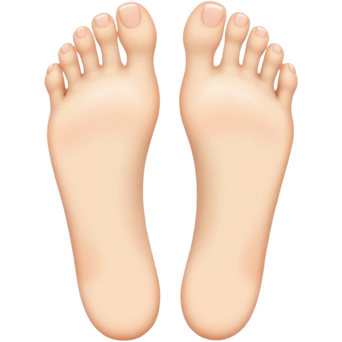 Innocent feet emoji