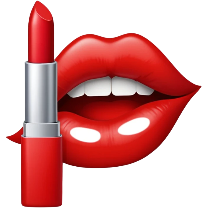Lipstick mark emoji