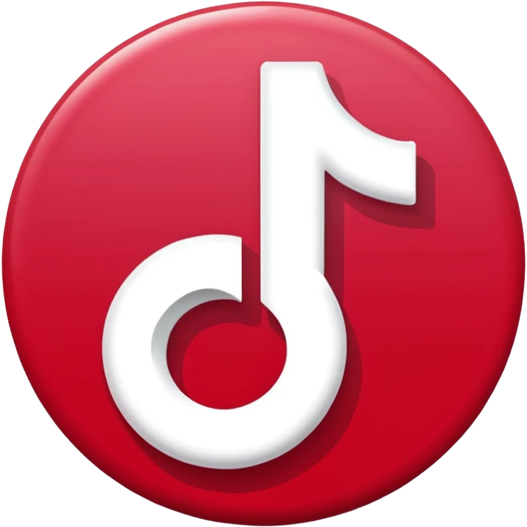 Tiktok logo emoji