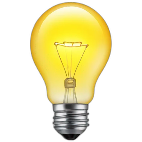 light bulb emoji