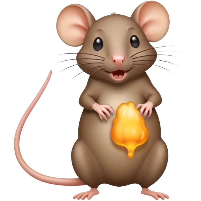 Rat farting emoji