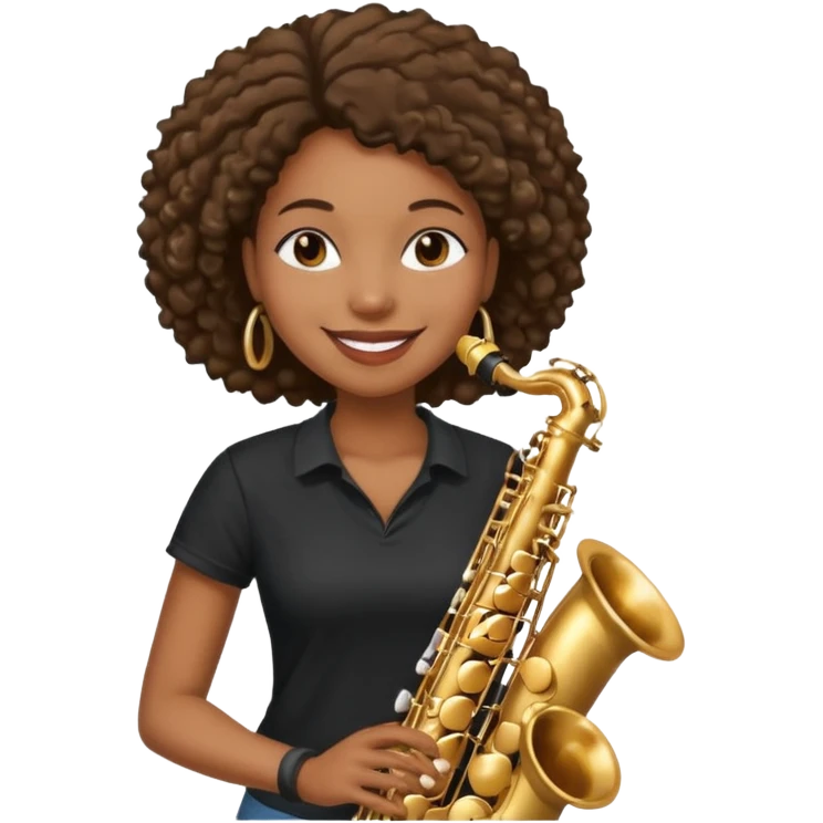 Street Music Performer black woman  emoji