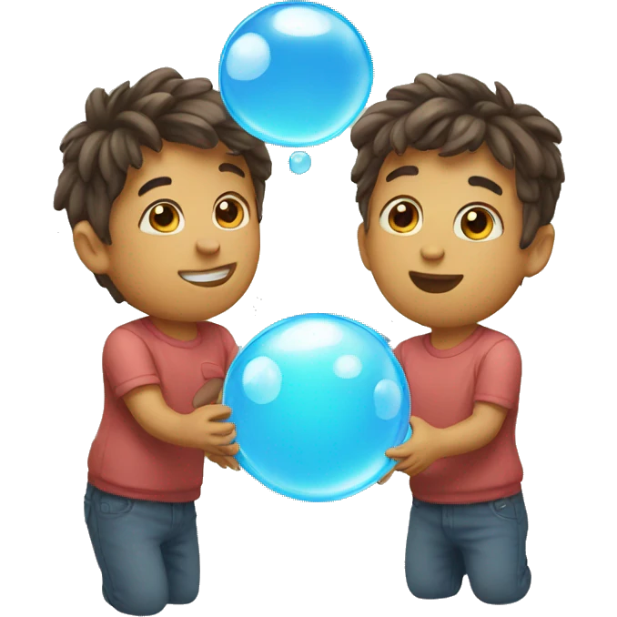 bubble love emoji