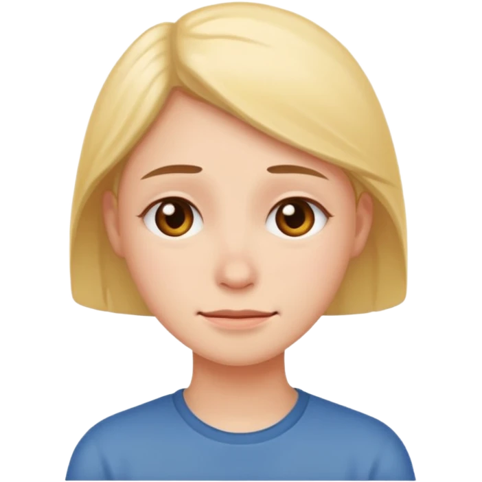 A warm smile with sad expressions emoji