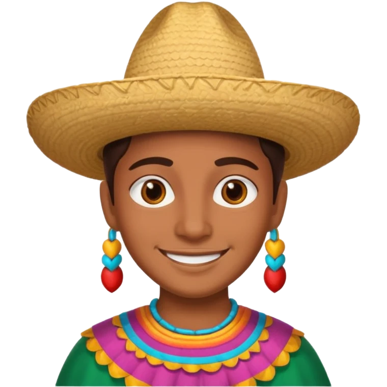 Big head Mexican emoji