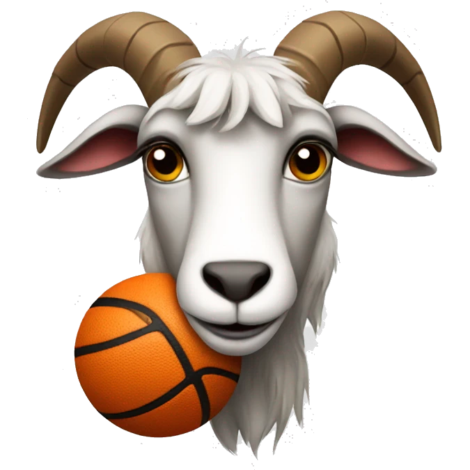 Goat with Ball emoji