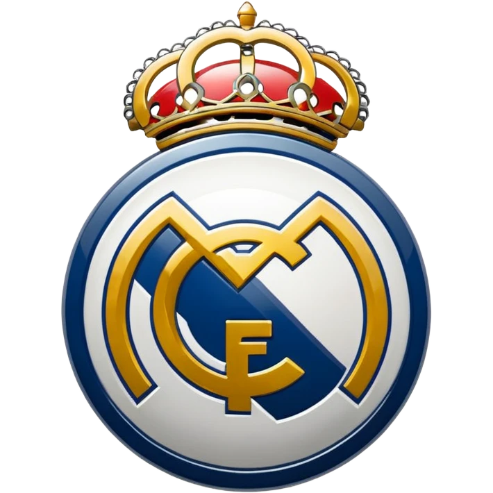 I want an emoji of real madrid logo of football and it should look realistic emoji