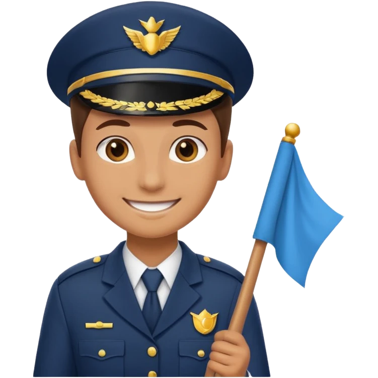 banner carrier from the Parade Marchers emoji