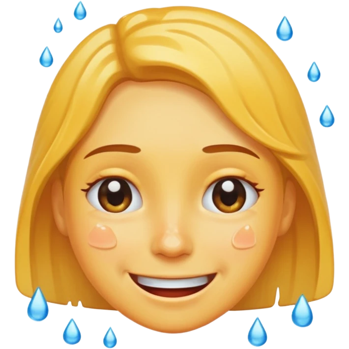 carita sonriente con lagrimas emoji