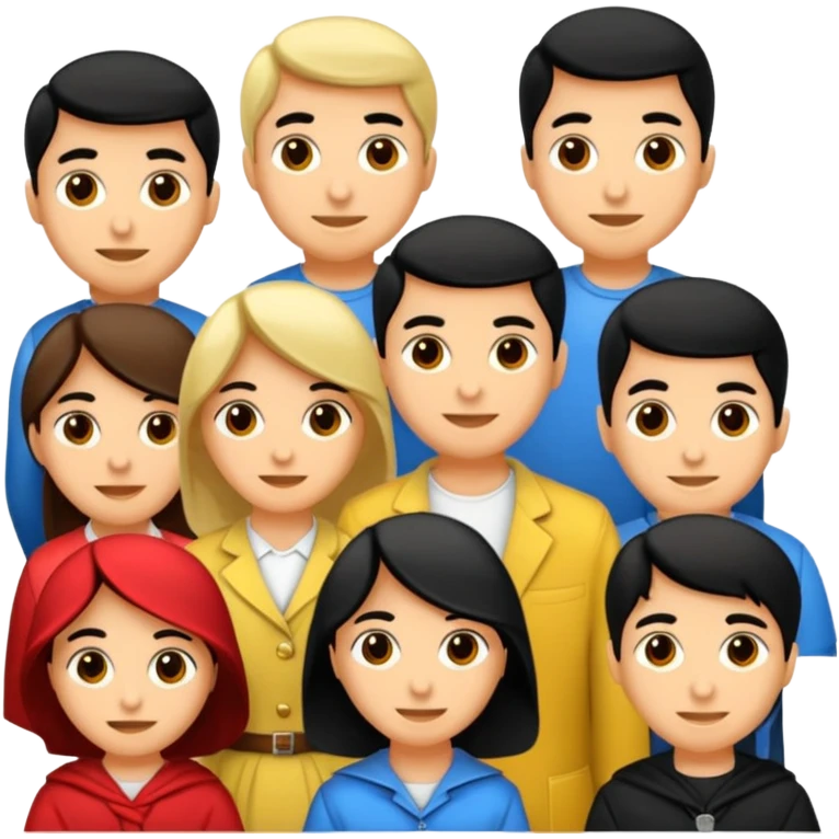  Güzel giyimli Gezen kız arkadaş grubu emoji