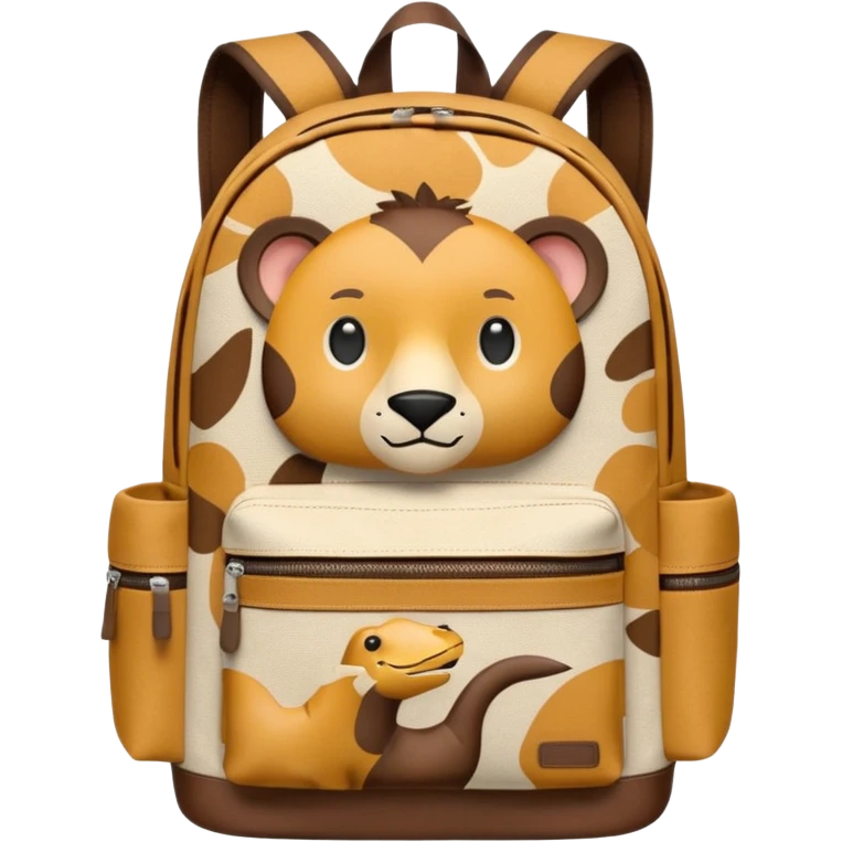 Backpack with Safari Animal emoji