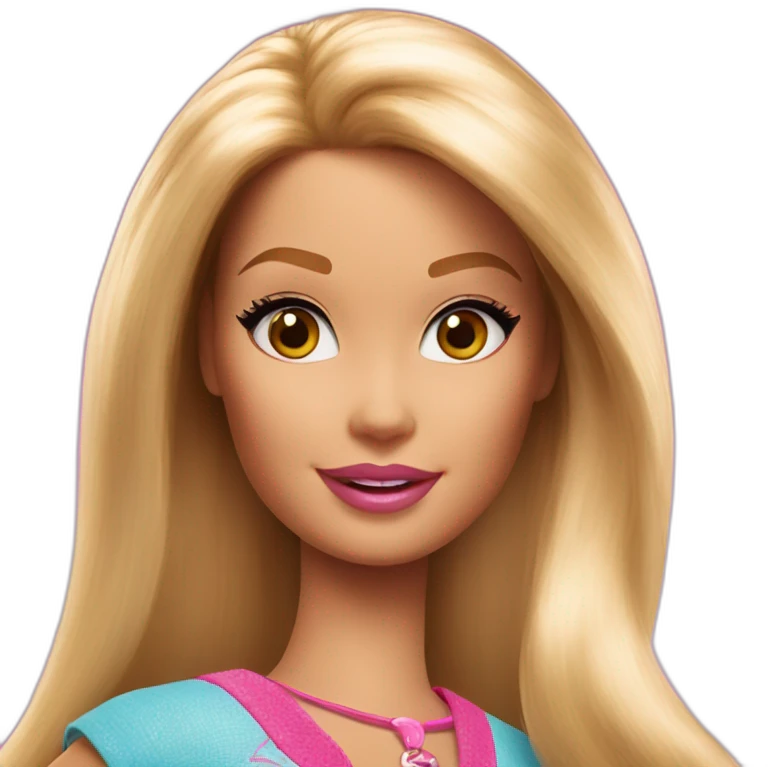 barbie from barbie movie emoji