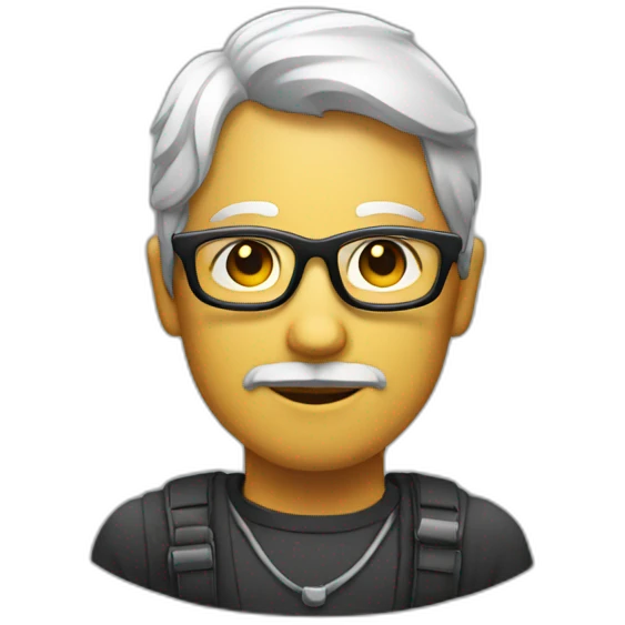 Developer, music, glasses, calm emoji