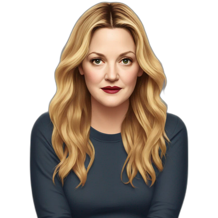 drew barrymore serious real emoji