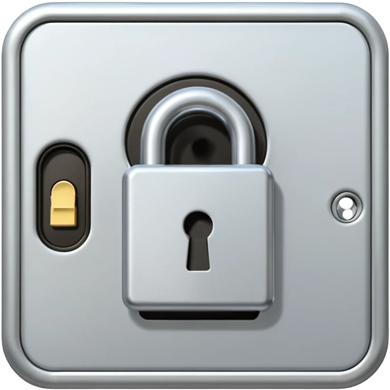 Keycard lock on aDoor emoji