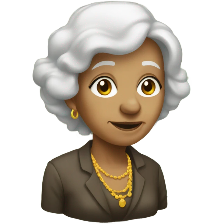 Old money woman  emoji