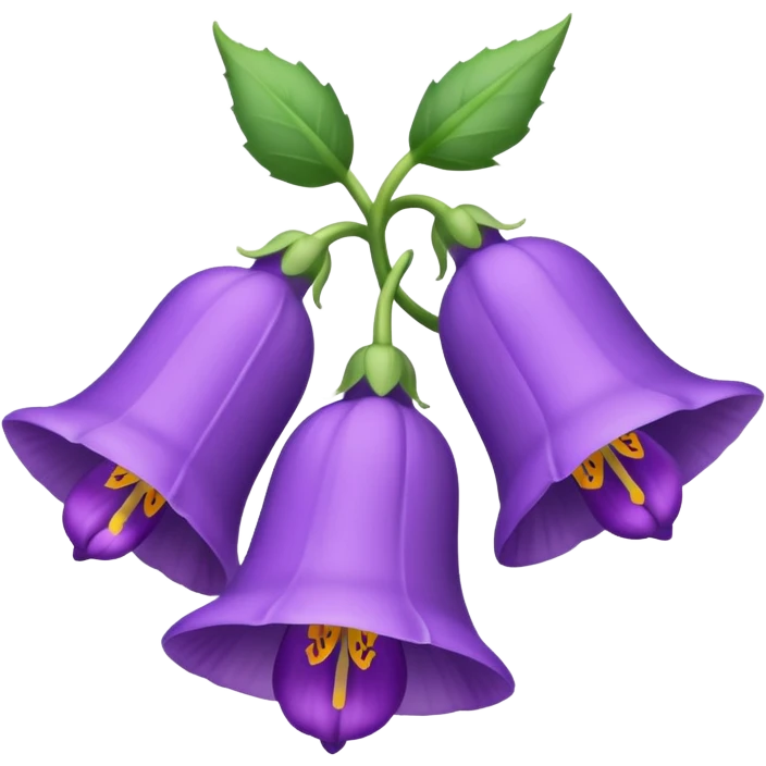 Canterbury bells flower emoji