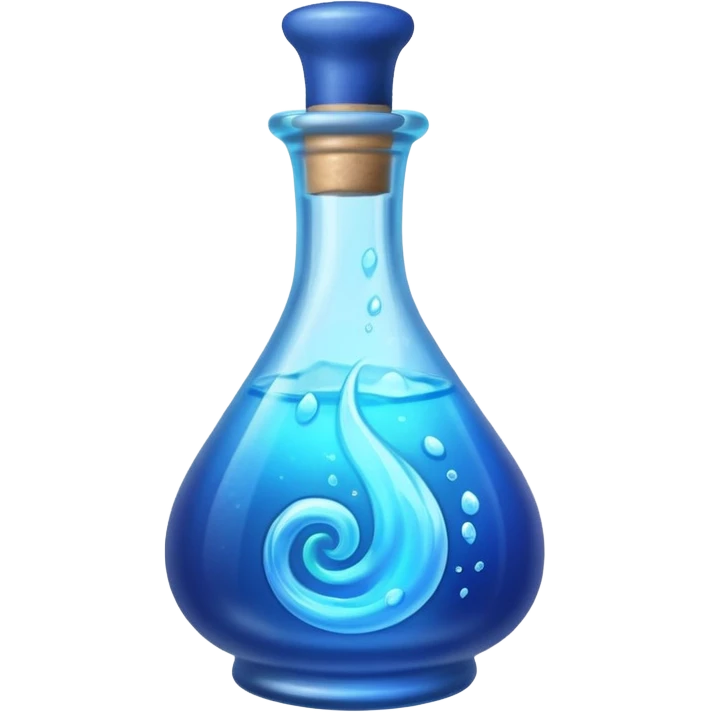 Blue mana potion emoji