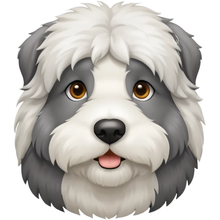 Perro viejo pastor inglés emoji