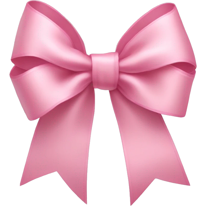 light pink ribbon bow emoji