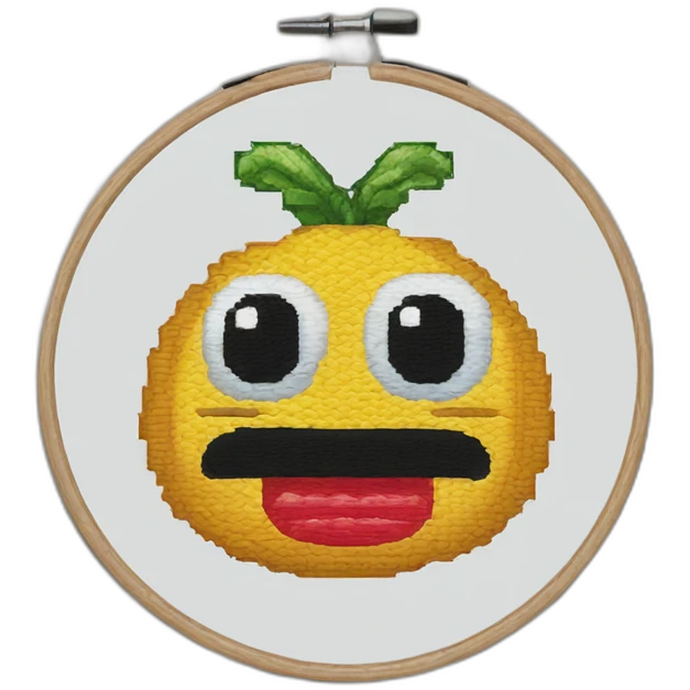 maker cross stitch pattern emoji