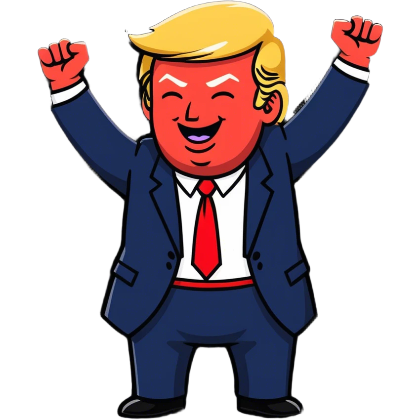Trump dancing  emoji