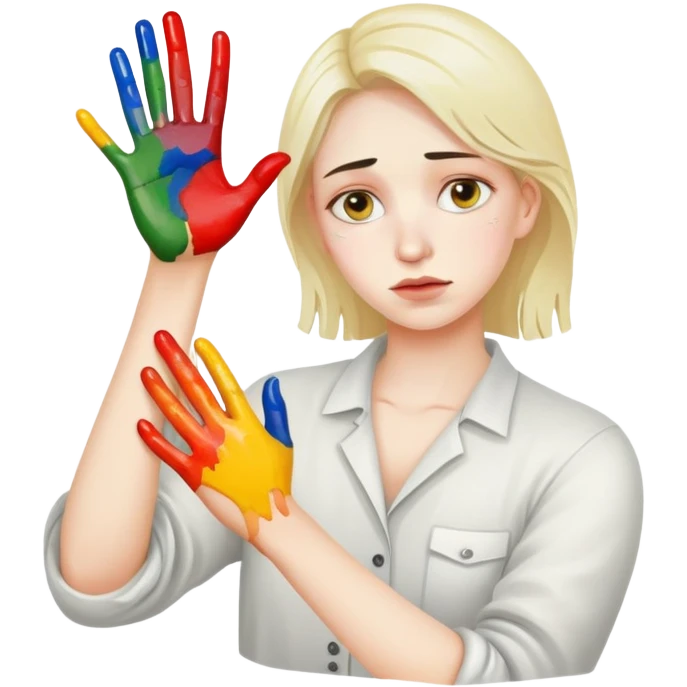 tired artist emoji