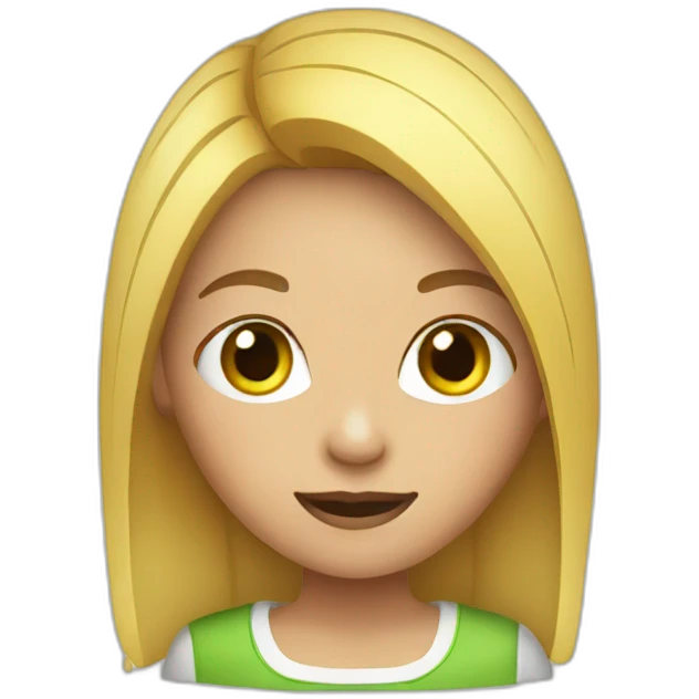 girl salad emoji