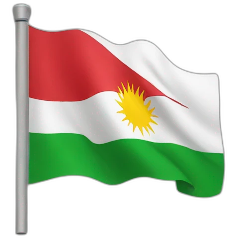Flag kurdistan emoji
