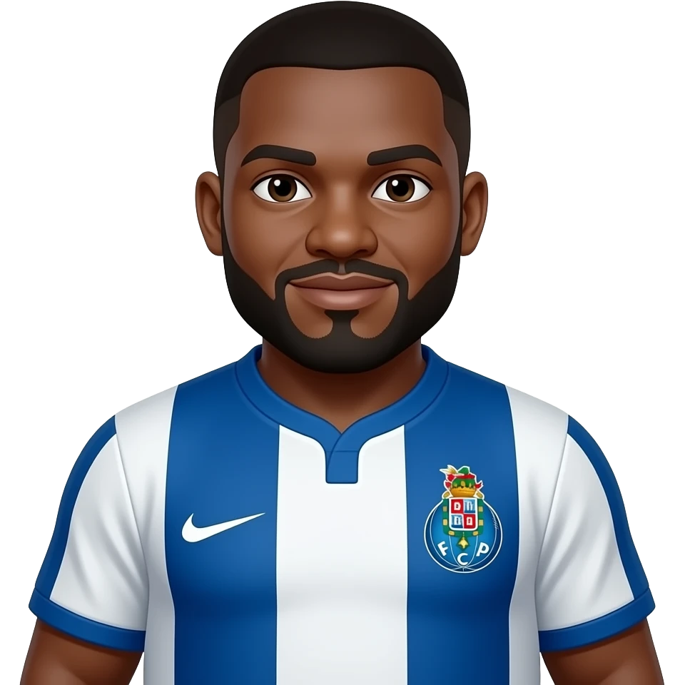 fat belly black man fc porto emoji
