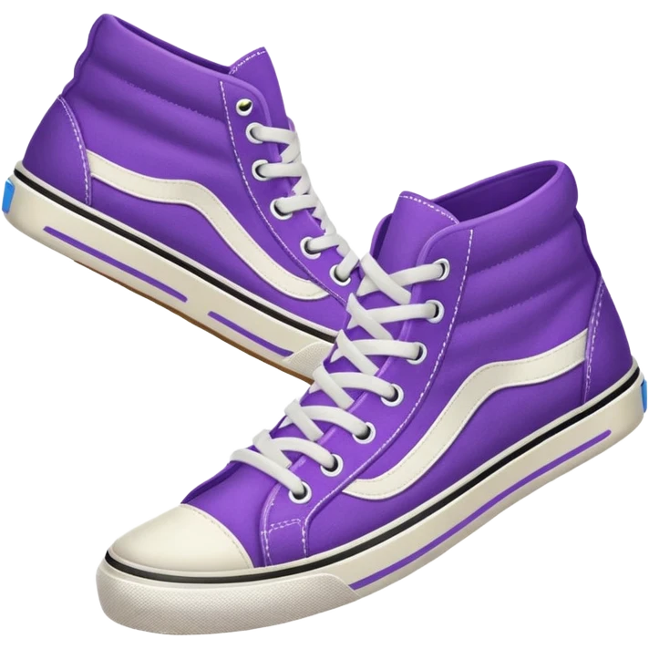 purple Van's sneakers emoji