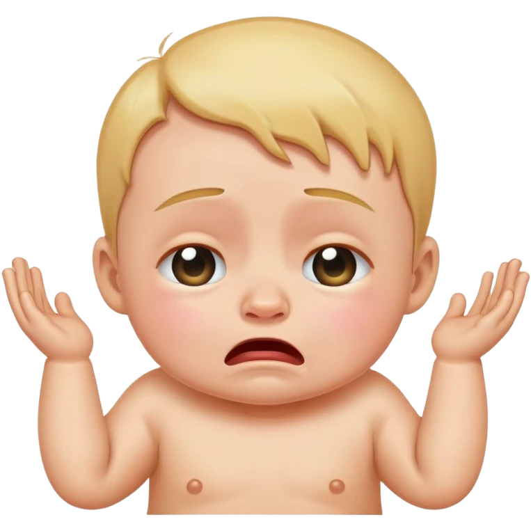 a baby is born,crying emoji