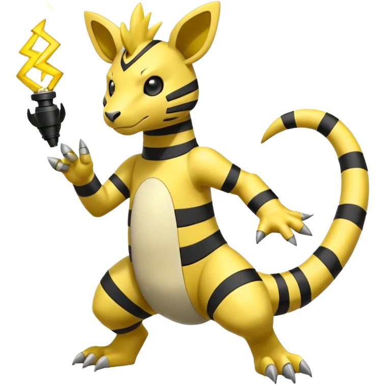 Ampharos-Electabuzz-Zeraora-Elekid-fusion emoji