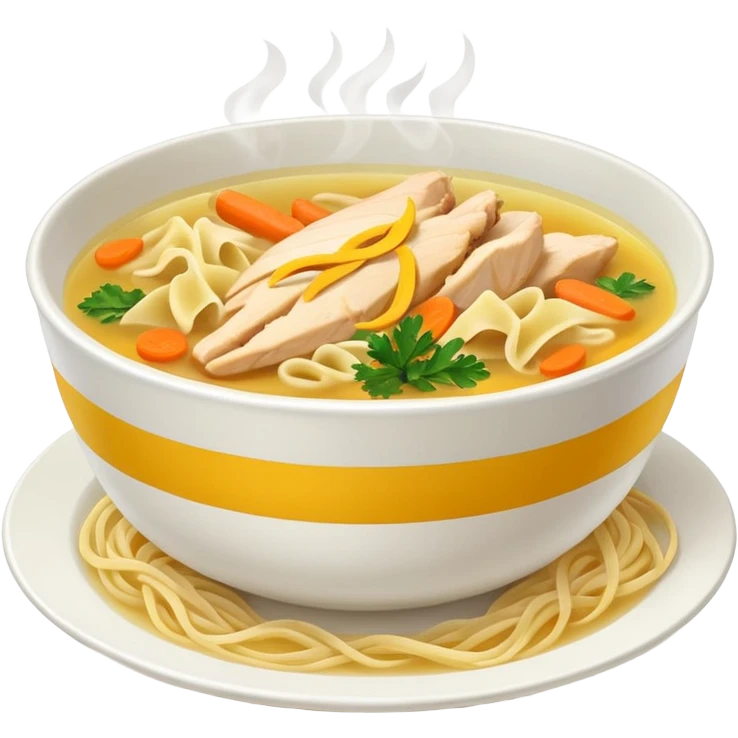 chicken soup emoji