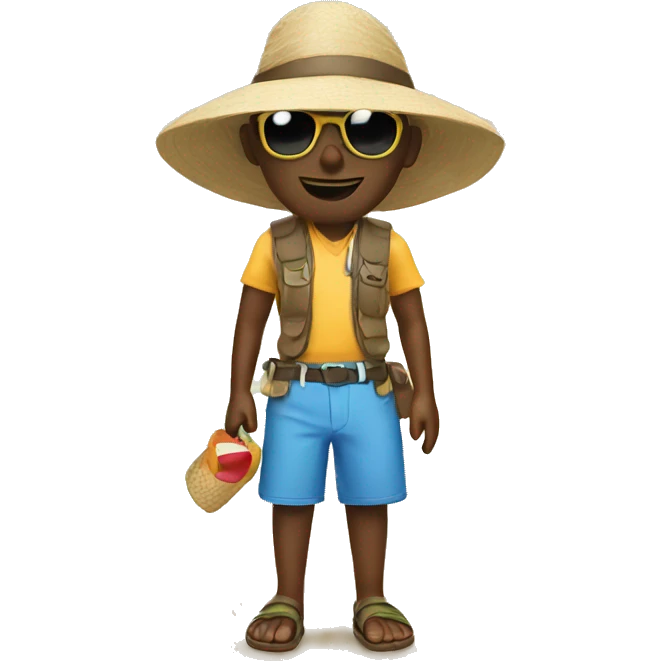 Tropical vacation emoji
