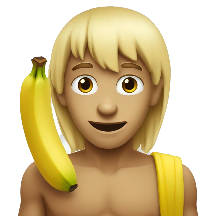 Scimmia + banana  emoji