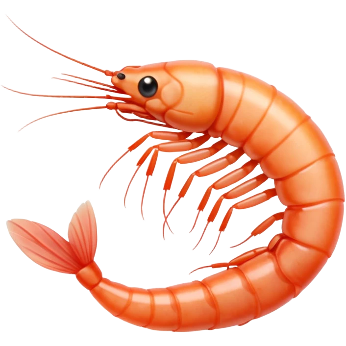 White shrimp  emoji