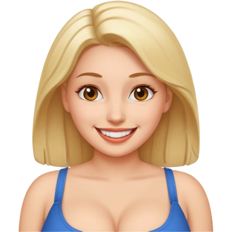 With big boobs emoji