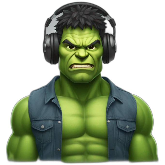 Dj hulk emoji