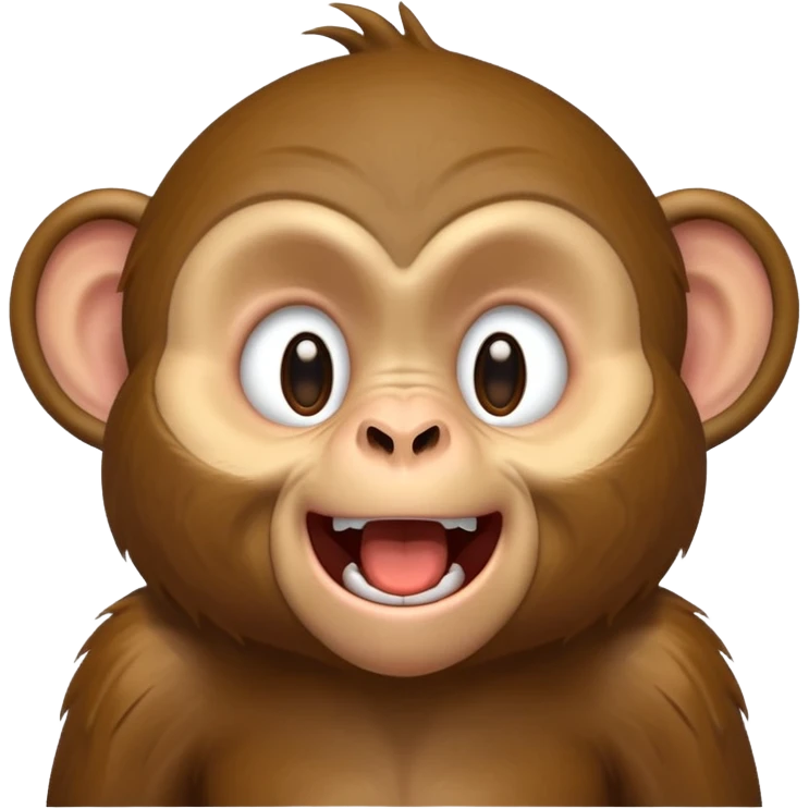 a monkey laughing so hard hes crying also emoji