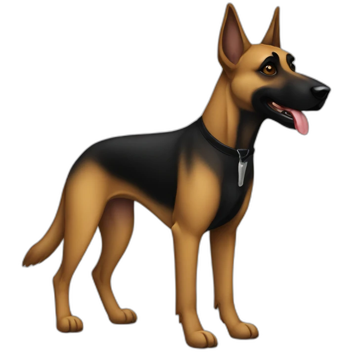 dog-malinois-black-halloween emoji