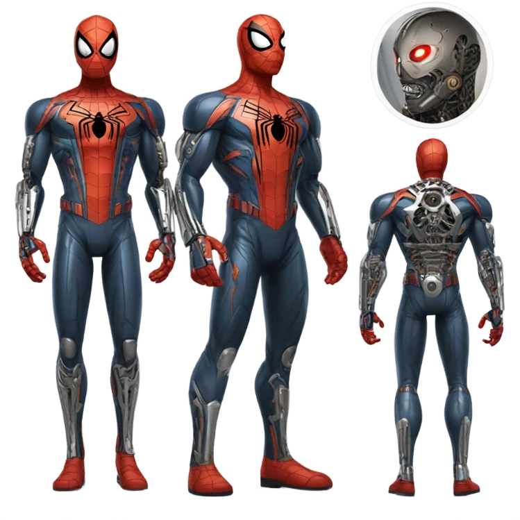 Terminator Spider-man emoji