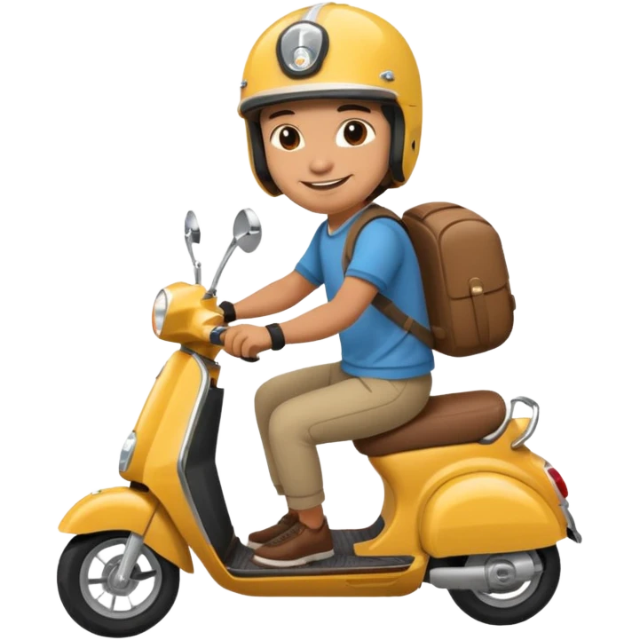 Mexican on a scooter  emoji