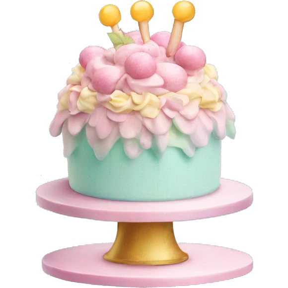 Fairy pastel cake emoji