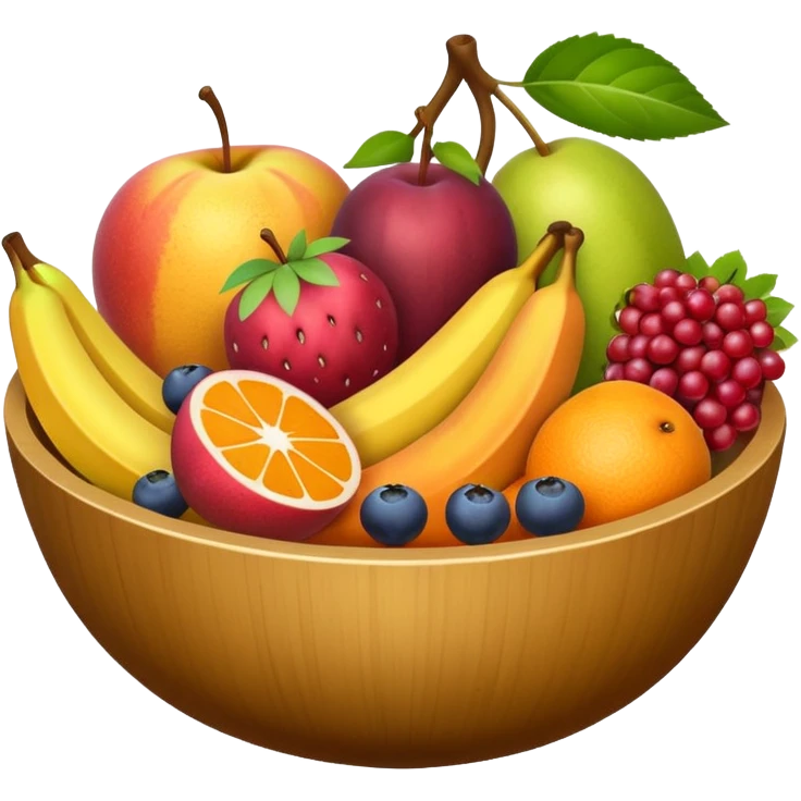A bolw fully of all types os fruits, like a macedonia emoji