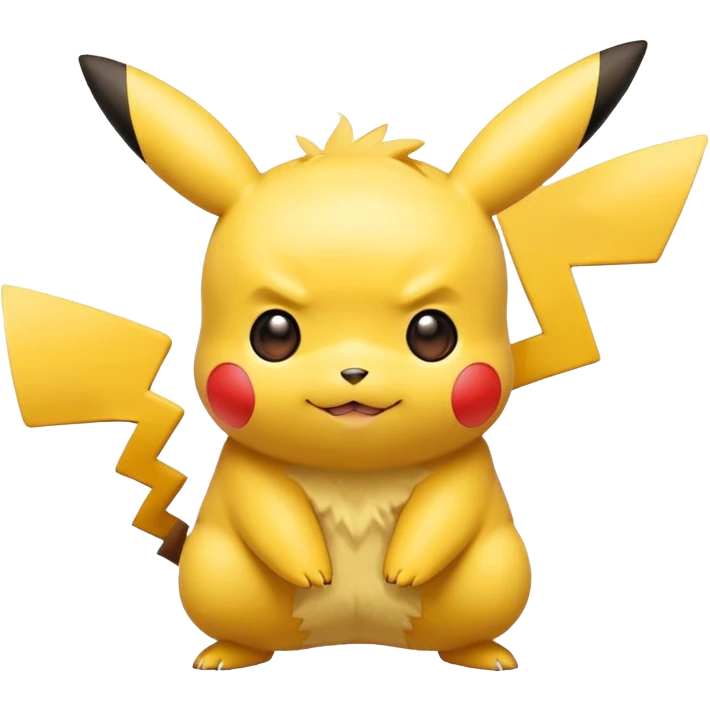 Pikachu from Pokemon emoji