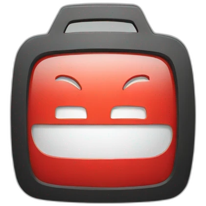 YouTube logo emoji