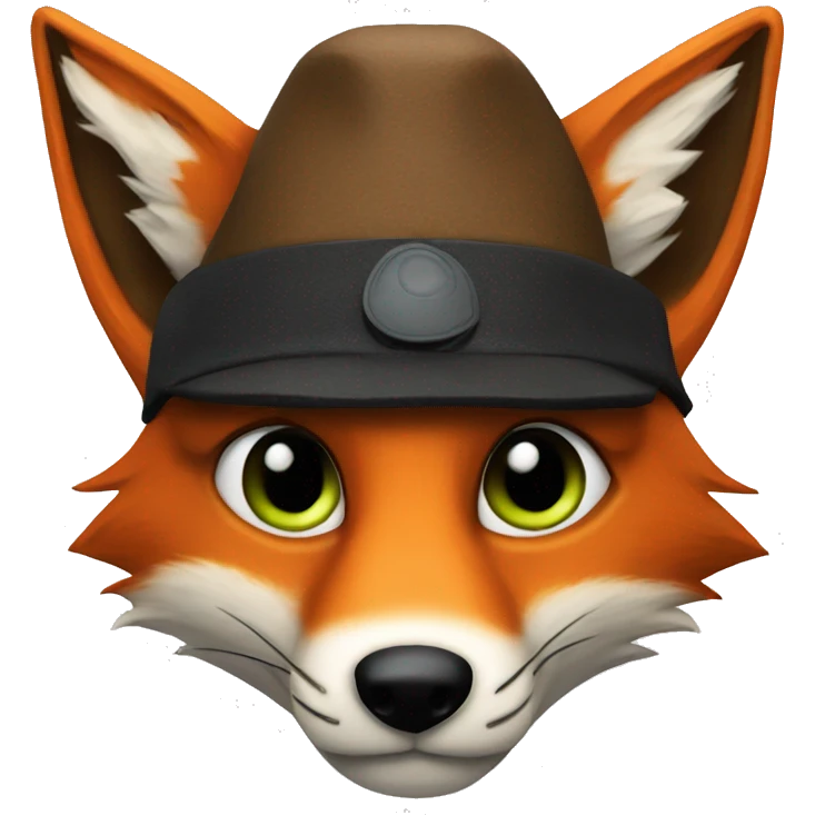 fox animatronic with eyepatch emoji